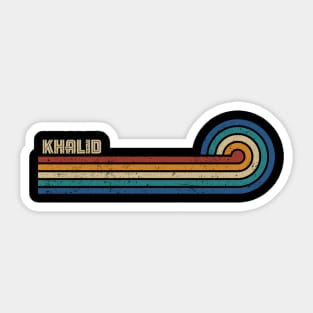 Khalid - Retro Sunset Sticker